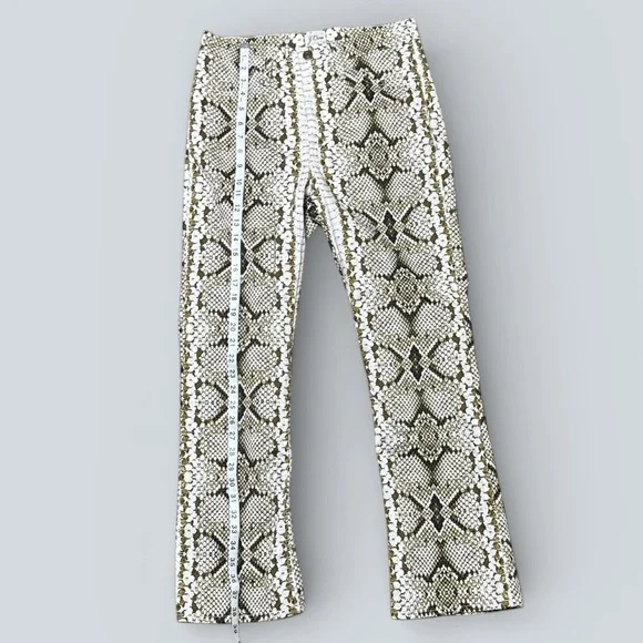 J. Crew Snakeskin Kickout Crop Pant - Picture 5 of 7